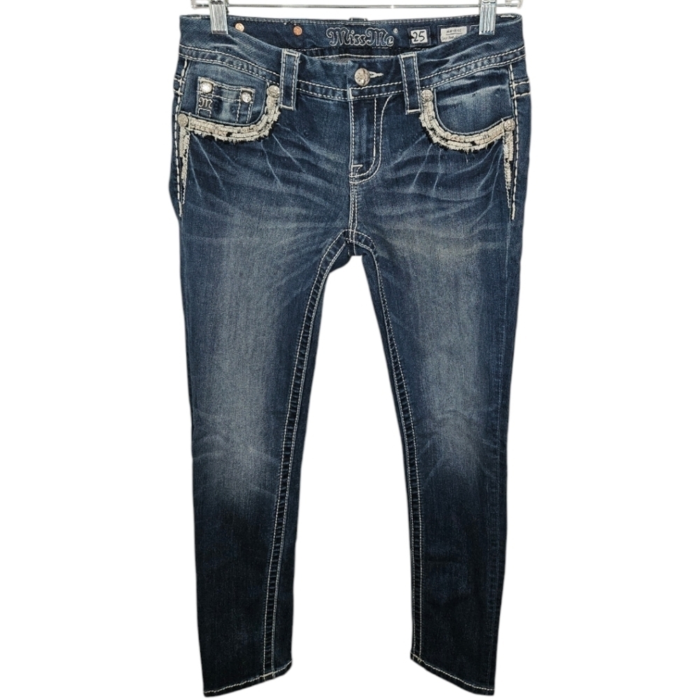 Miss Me Mid-Rise Wash Ankle Skinny Jeans